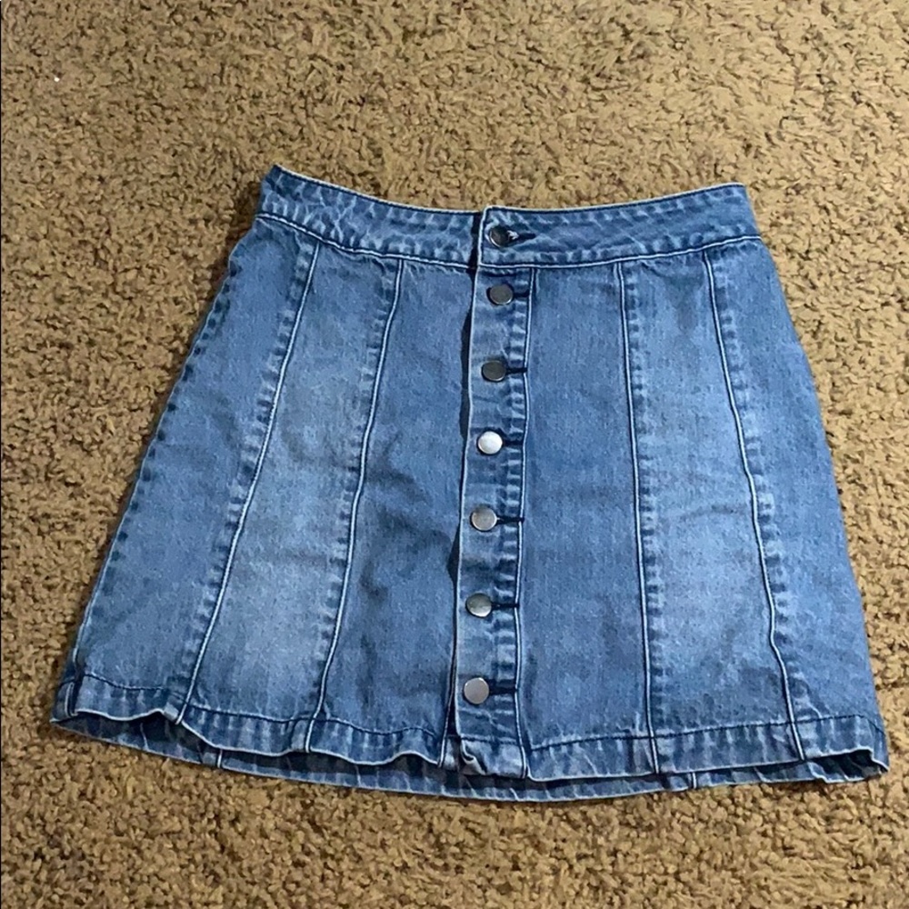 BDG jean skirt
